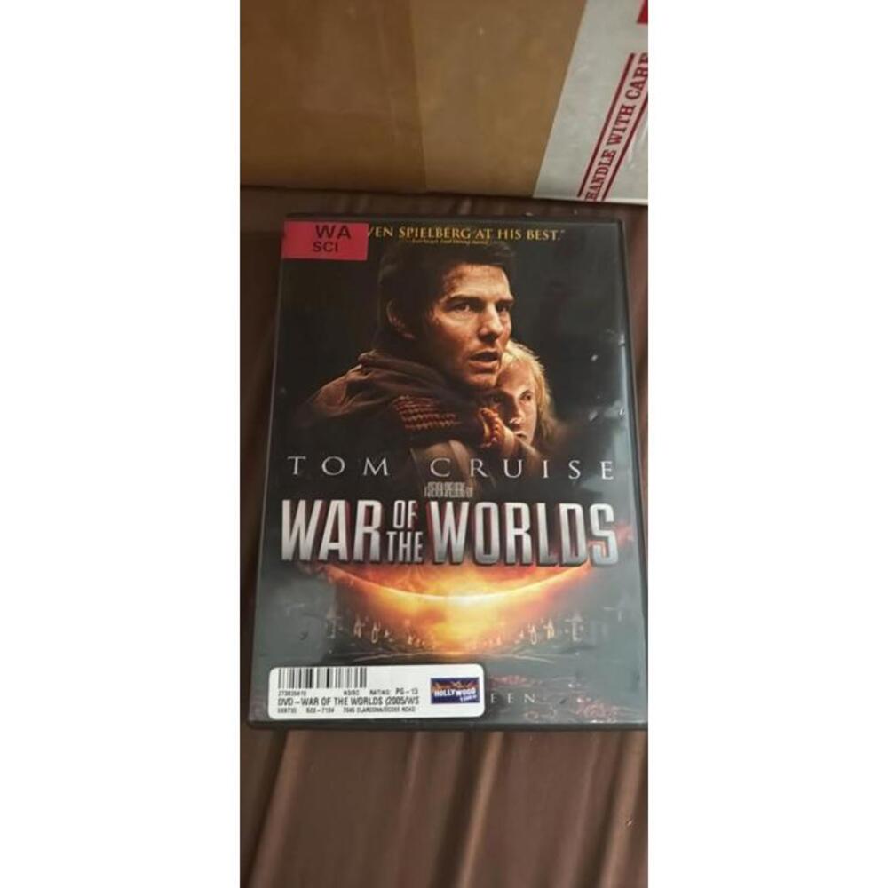 War of the Worlds DVD Tom Cruise Steven‎ Spielberg